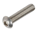 M3 x 6mm Socket Button Screws, Stainless Steel A2 (304), ISO 7380